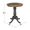 International Concepts Round 30 in Round Top Pedestal Table, 35.1 inH, Hickory/Washed Coal, 30 W, 30 L, 35.1 in H, Wood K45-30RT-6B - alternate 2